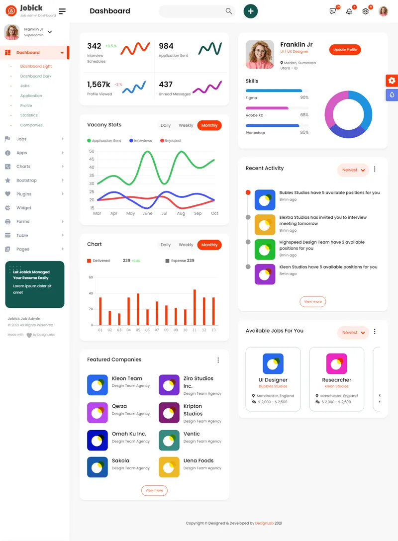 Bootstrap大气OA系统后台管理模板-腾渊论坛