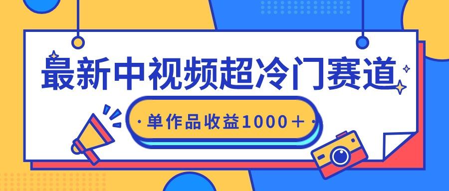 (9275期)最新中视频超冷门赛道，轻松过原创，单条视频收益1000＋-腾渊论坛
