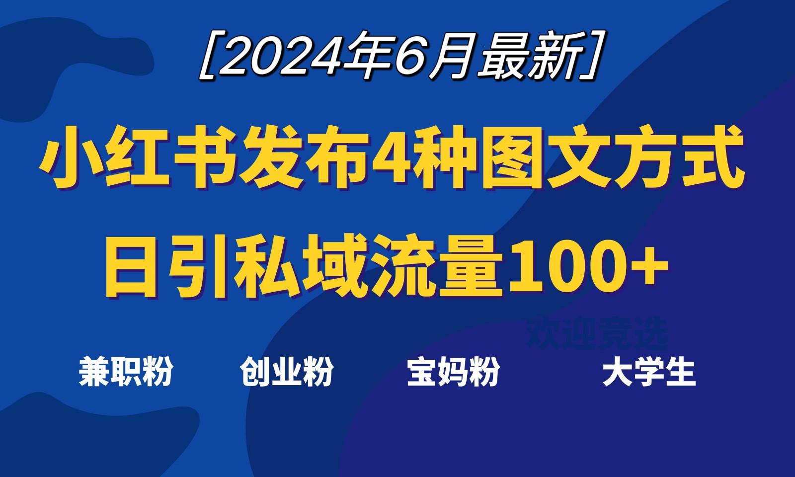 小红书发布这4种图文，就能日引私域流量100+-腾渊论坛
