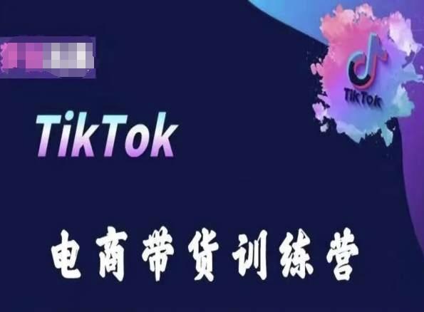 TikTok电商带货训练营，跟随时代潮流，跨境掘金-腾渊网创