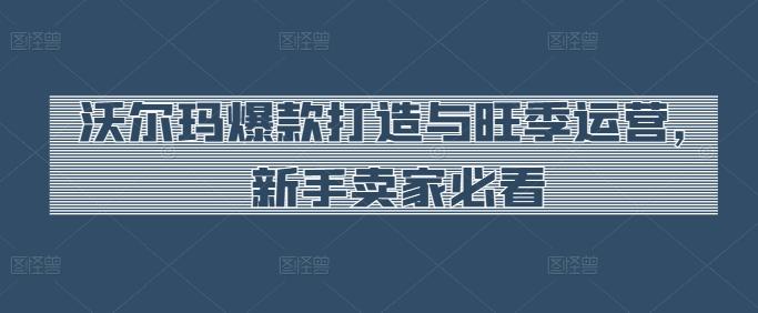 沃尔玛爆款打造与旺季运营，新手卖家必看-腾渊论坛