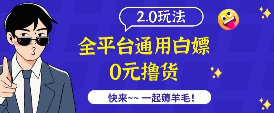 外面收费2980的全平台通用白嫖撸货项目2.0玩法【仅揭秘】-腾渊网创