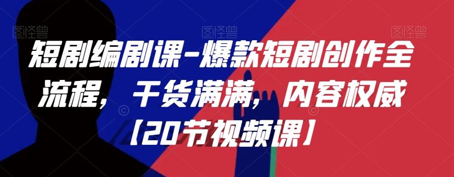 短剧编剧课-爆款短剧创作全流程，干货满满，内容权威【20节视频课】-腾渊论坛
