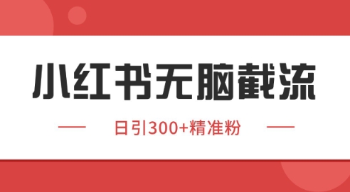 小红书截流同行客源，独家野路子获客玩法 日引200+暴力获客【揭秘】-腾渊论坛