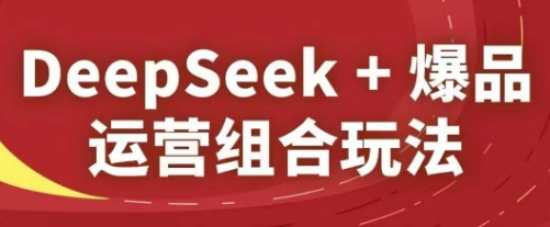 DeepSeek+爆品运营组合玩法，2025淘系精品课-腾渊论坛
