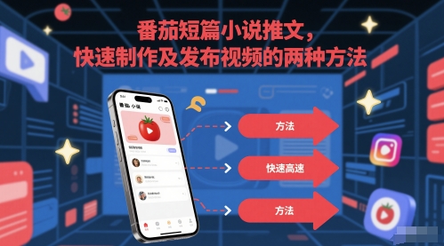 番茄短篇小说推文，快速制作及发布视频的两种方法-腾渊论坛