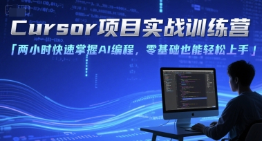 Cursor项目实战训练营，两小时快速掌握AI编程，零基础也能轻松上手-腾渊网创