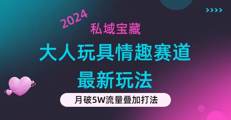 私域宝藏：大人玩具情趣赛道合规新玩法，零投入，私域超高流量成单率高-腾渊网创