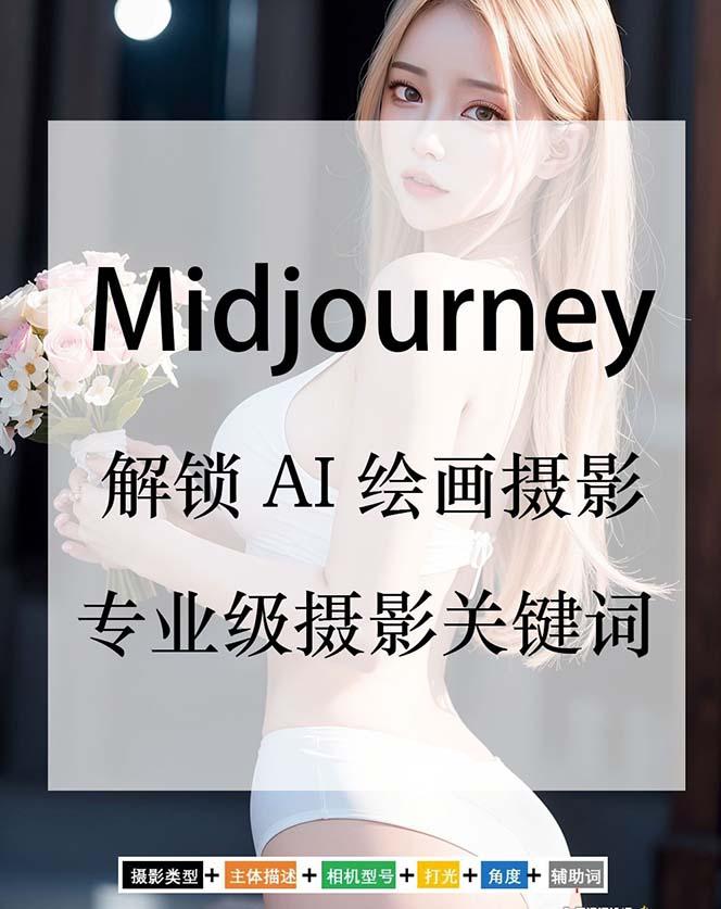 Midjourney关键词-解锁AI绘画专业级人工智能摄影关键词表-腾渊网创