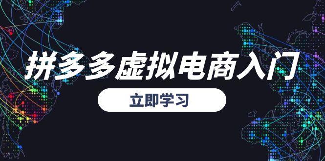 拼多多虚拟电商入门，精准选品方法论，无货源模式起盘技巧-腾渊网创