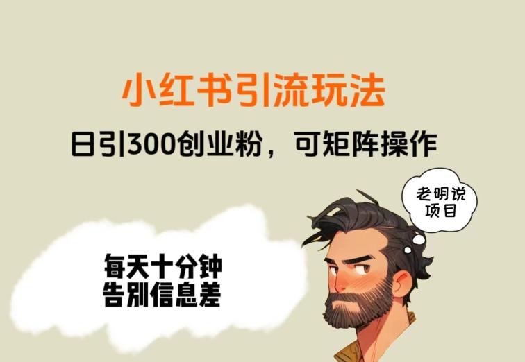 靠小红书视频日印300粉，两分钟一个视频轻松矩阵-腾渊论坛