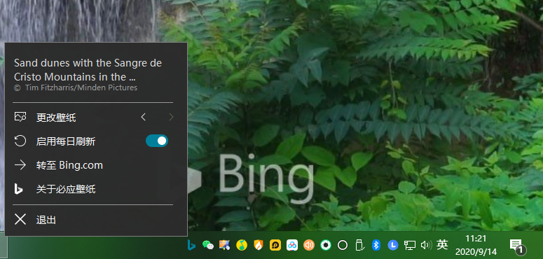Bing Wallpaper v2.0.1.4中文版-腾渊网创