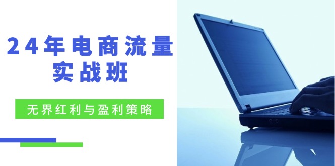 24年电商流量实战班：无界 红利与盈利策略，终极提升/关键词优化/精准...-腾渊网创